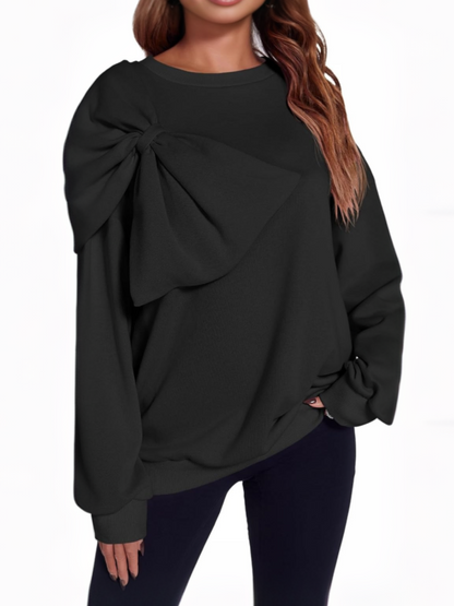 Women's Bow-Detailed Sweatshirt