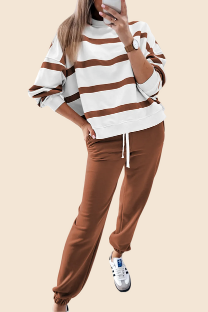 Women's Striped Two Piece Jogger Set(Buy 2 Free Shipping)