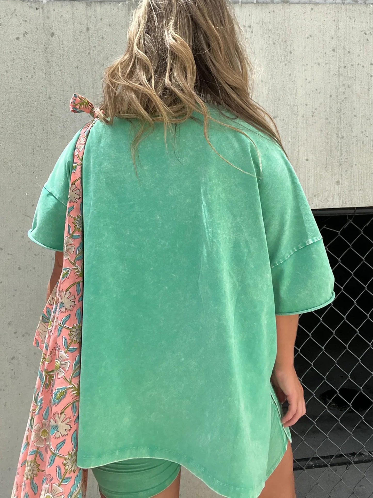 New Women's Summer Washed Set