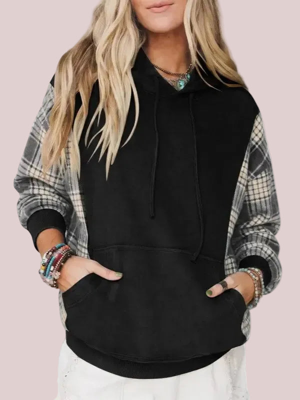 Women's Casual Cotton Loose-Fit Hoodie Sweatshirt