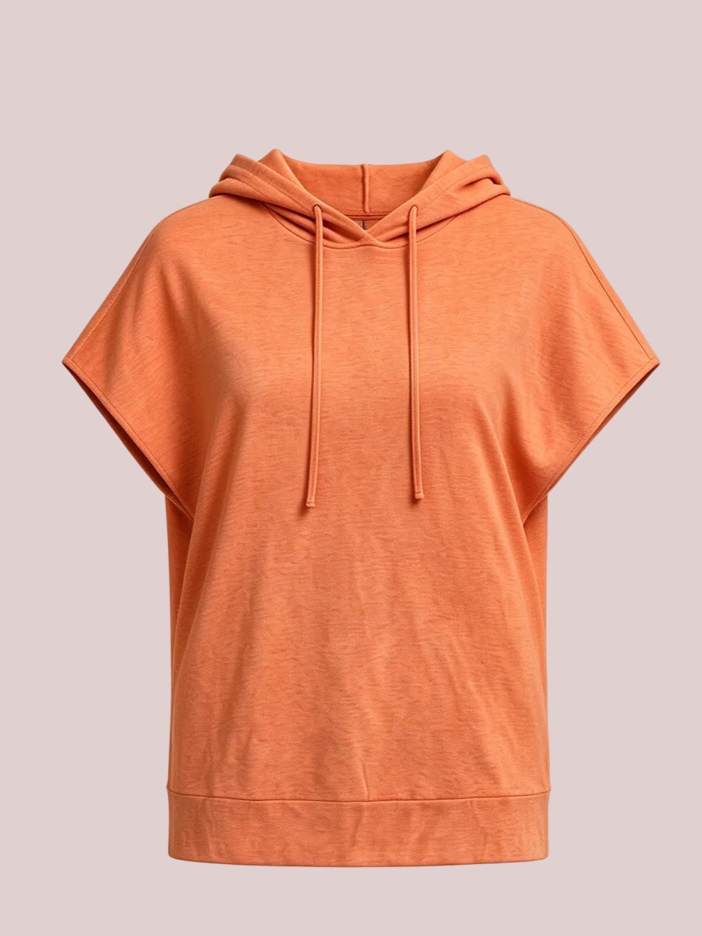 Women's Casual Short Sleeve Hooded Pullover