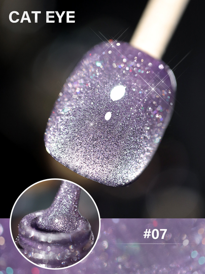 Laser Diamond Cat Eye Nail Polish