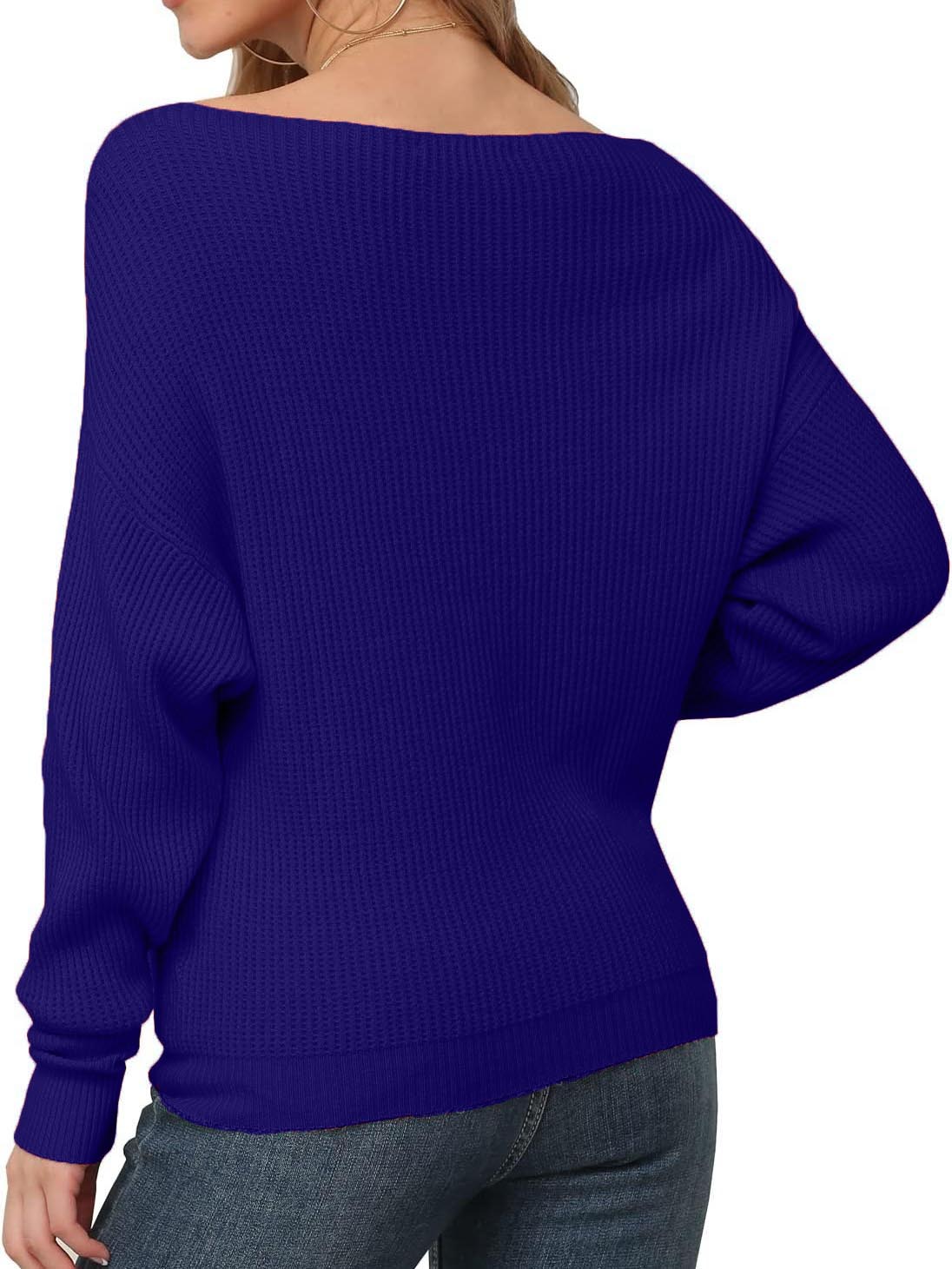 Women's Christmas Off Shoulder Knitted Pullover