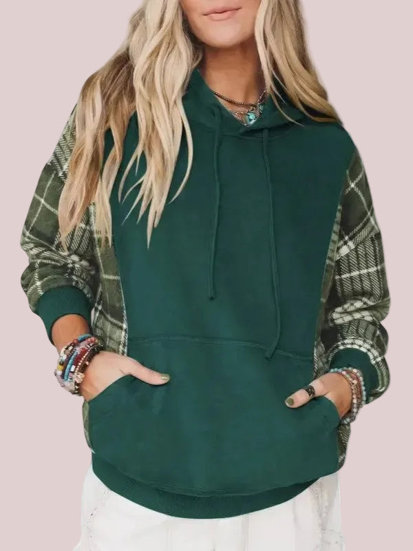 Women's Casual Cotton Loose-Fit Hoodie Sweatshirt