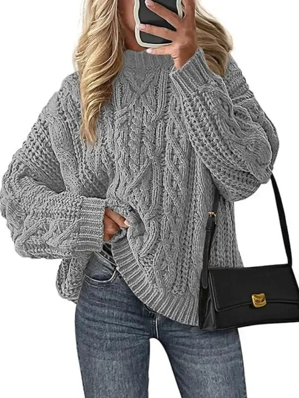 Women's Oversized Chunky Cable Fall Sweaters