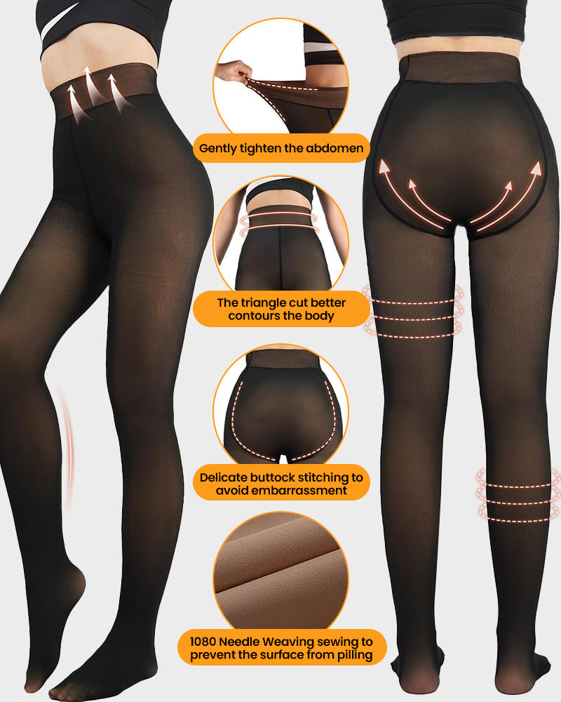 Women's Translucent Fleece Lined Tights (Buy 3 Free Shipping)