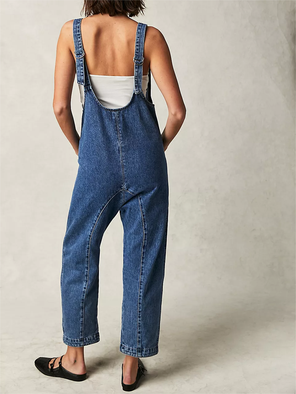 Denim Jumpsuit With Pockets