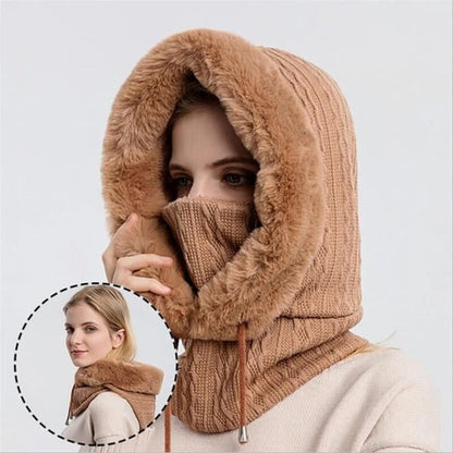 Warm Knitted Windbreaker Hat for Winter