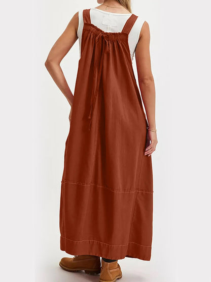 Women's Versatile Overall Maxi Dress