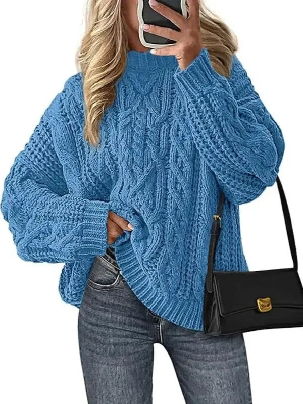 Women's Oversized Chunky Cable Fall Sweaters