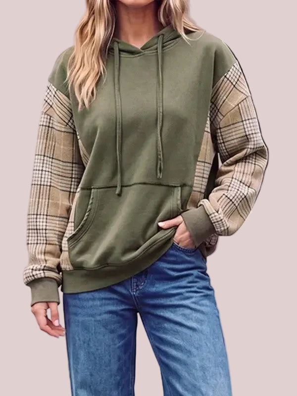 Women's Casual Cotton Loose-Fit Hoodie Sweatshirt