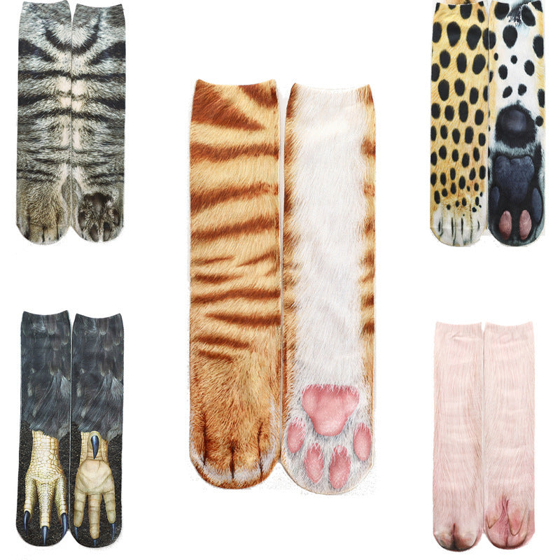 3D Realistic Animal Paw Socks