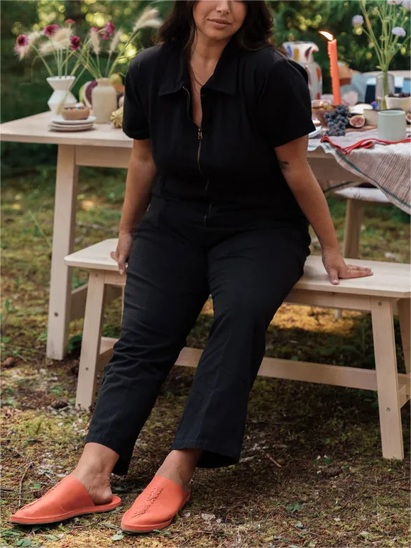 Cropped Utility Jumpsuit
