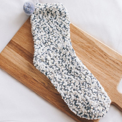 Winter Fuzzy "Cupcakes" Sock