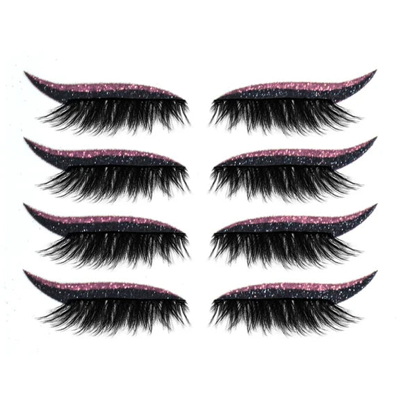 2022 New Reusable Eyeliner and Eyelash Stickers (4 Pairs)