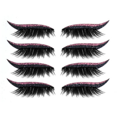 2022 New Reusable Eyeliner and Eyelash Stickers (4 Pairs)
