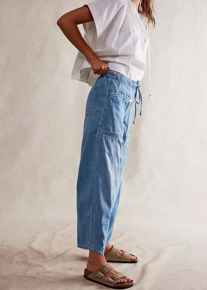 Women's High Rise Vintage Barrel Jeans