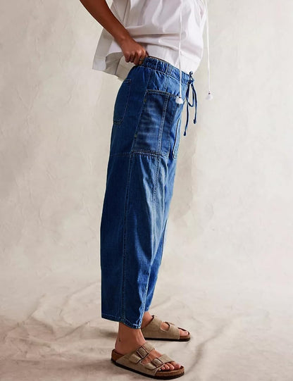 Women's High Rise Vintage Barrel Jeans