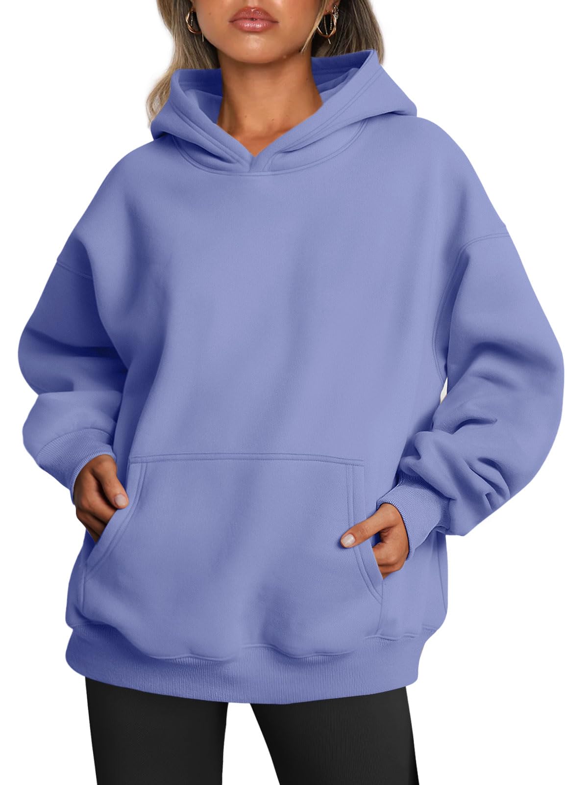 Women's Oversized Fleece Hooded Sweatshirt