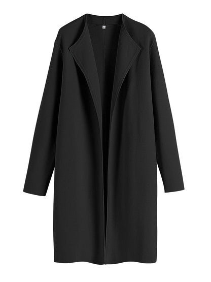 Women's Casual Side Slit Knit Cardigan