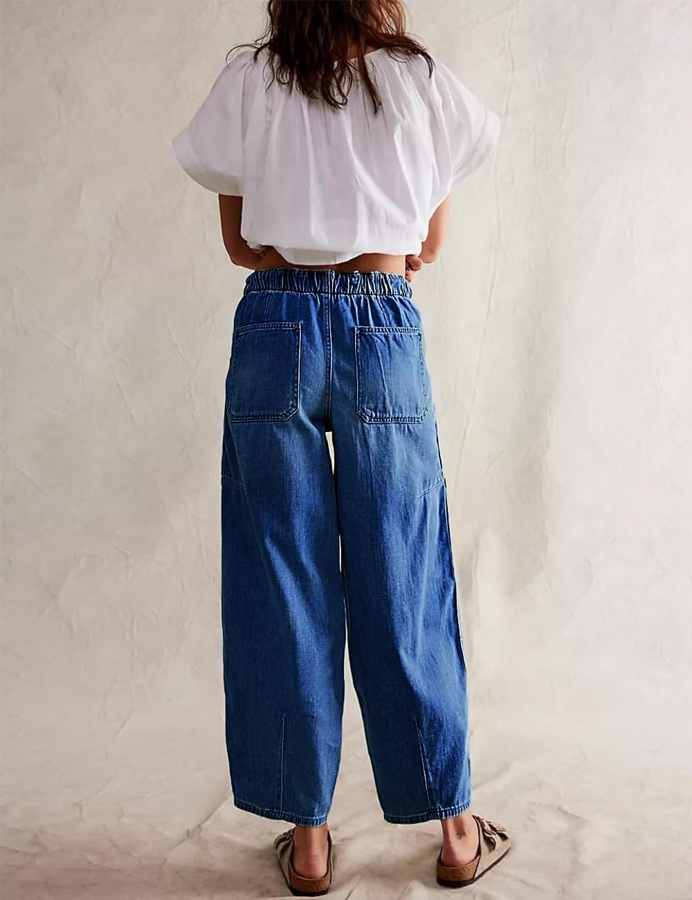 Women's High Rise Vintage Barrel Jeans
