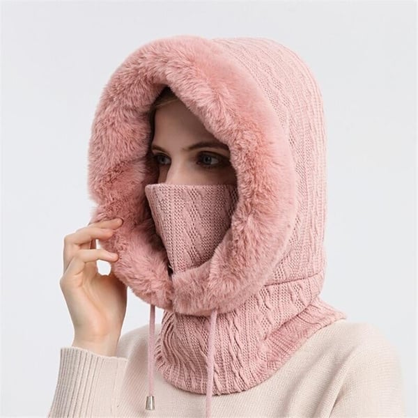 Warm Knitted Windbreaker Hat for Winter