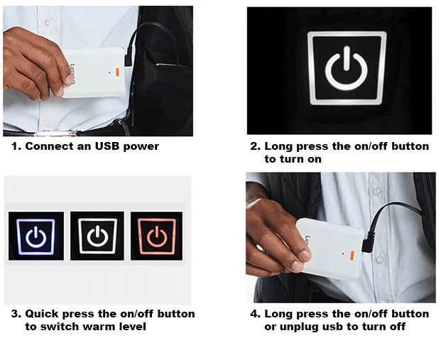 New Unisex Warming Heated Jacket/Vest🧥(Without rechargeable battery)