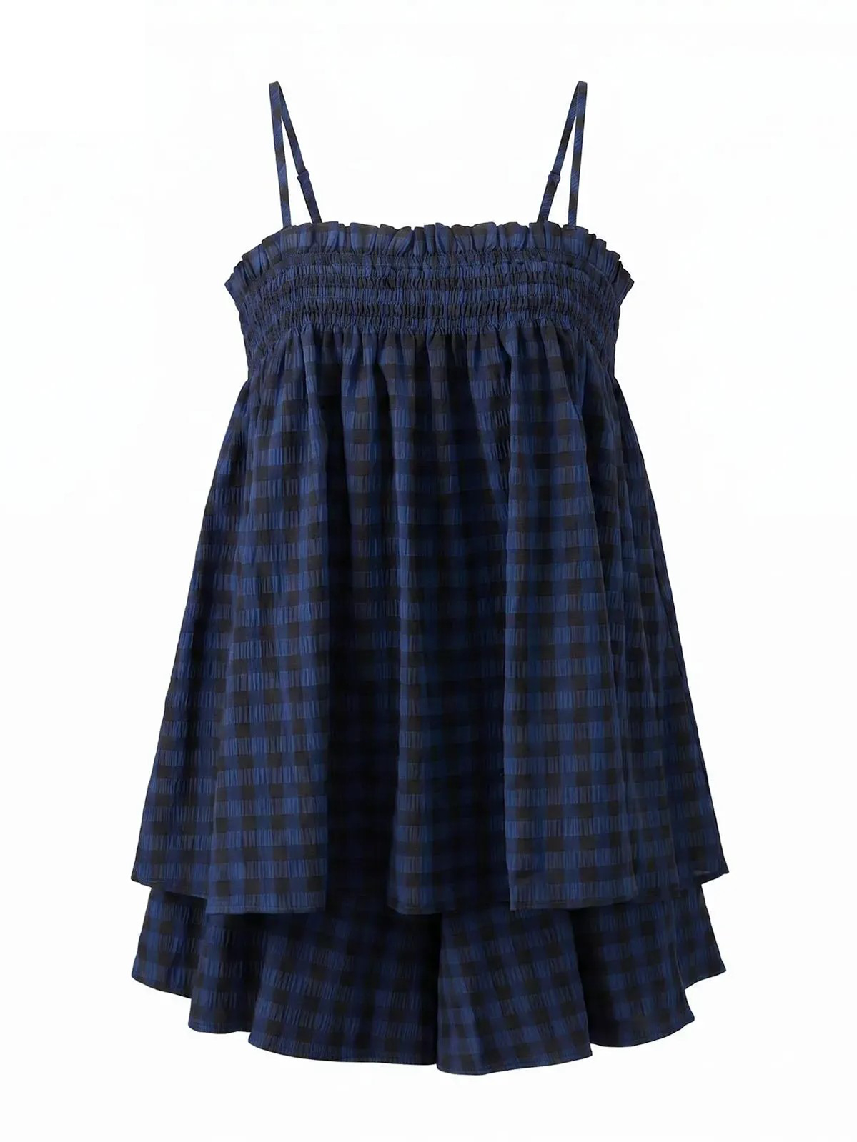 Women's Soft Gingham Vacation Matching Outfit