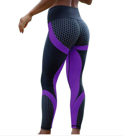 New Colorblock Butt Lifting High Waist Sports Leggings