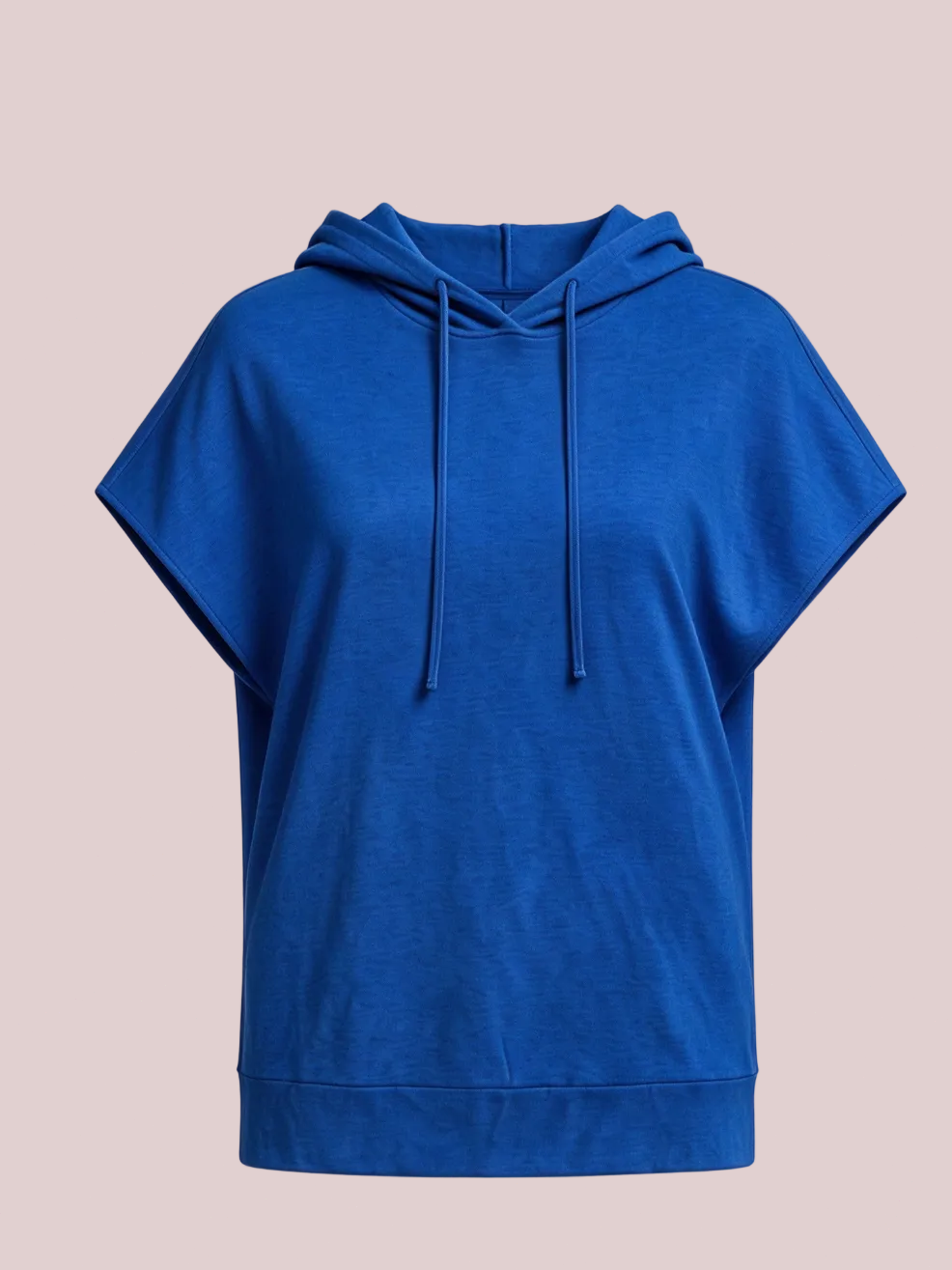 Women's Casual Short Sleeve Hooded Pullover