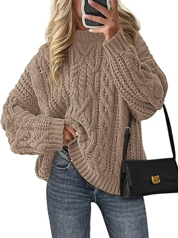Women's Oversized Chunky Cable Fall Sweaters