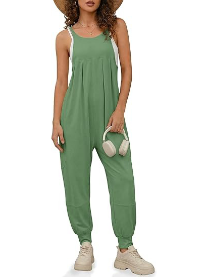 Adjustable Spaghetti Strap Casual Jumpsuit Romper