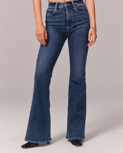 Women's Ultra High Rise Stretch Flare Jeans