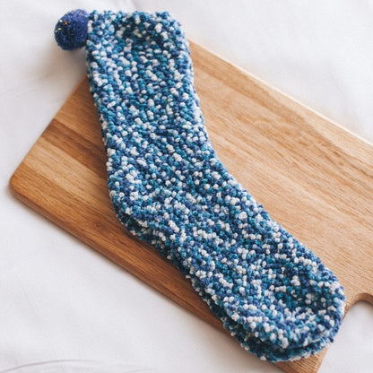 Winter Fuzzy "Cupcakes" Sock