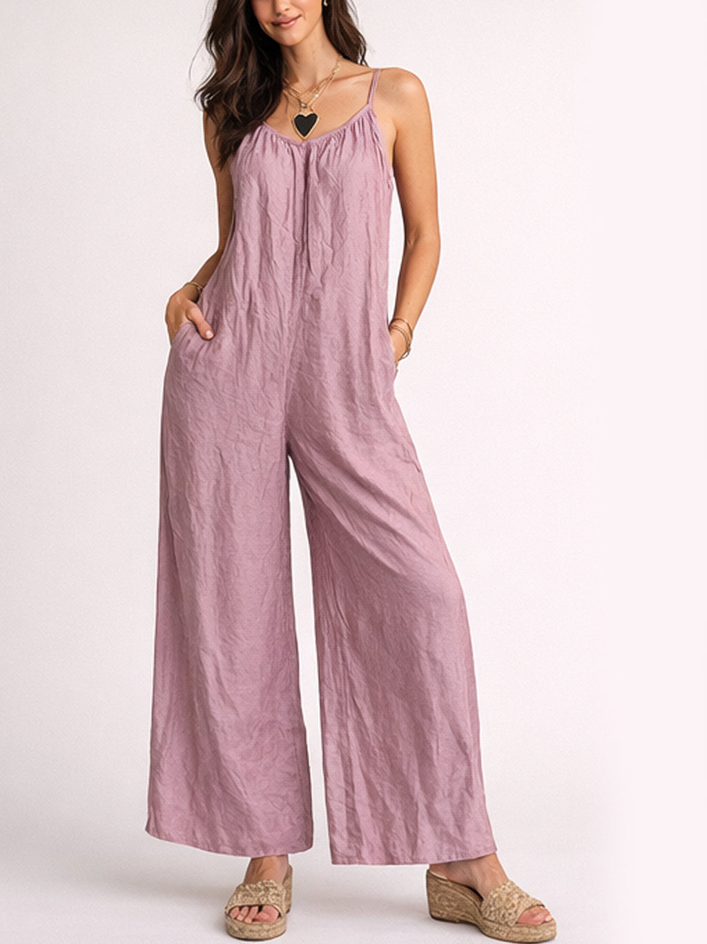Women's Relaxed Fit Jumpsuit for Spring