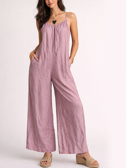 Women's Relaxed Fit Jumpsuit for Spring
