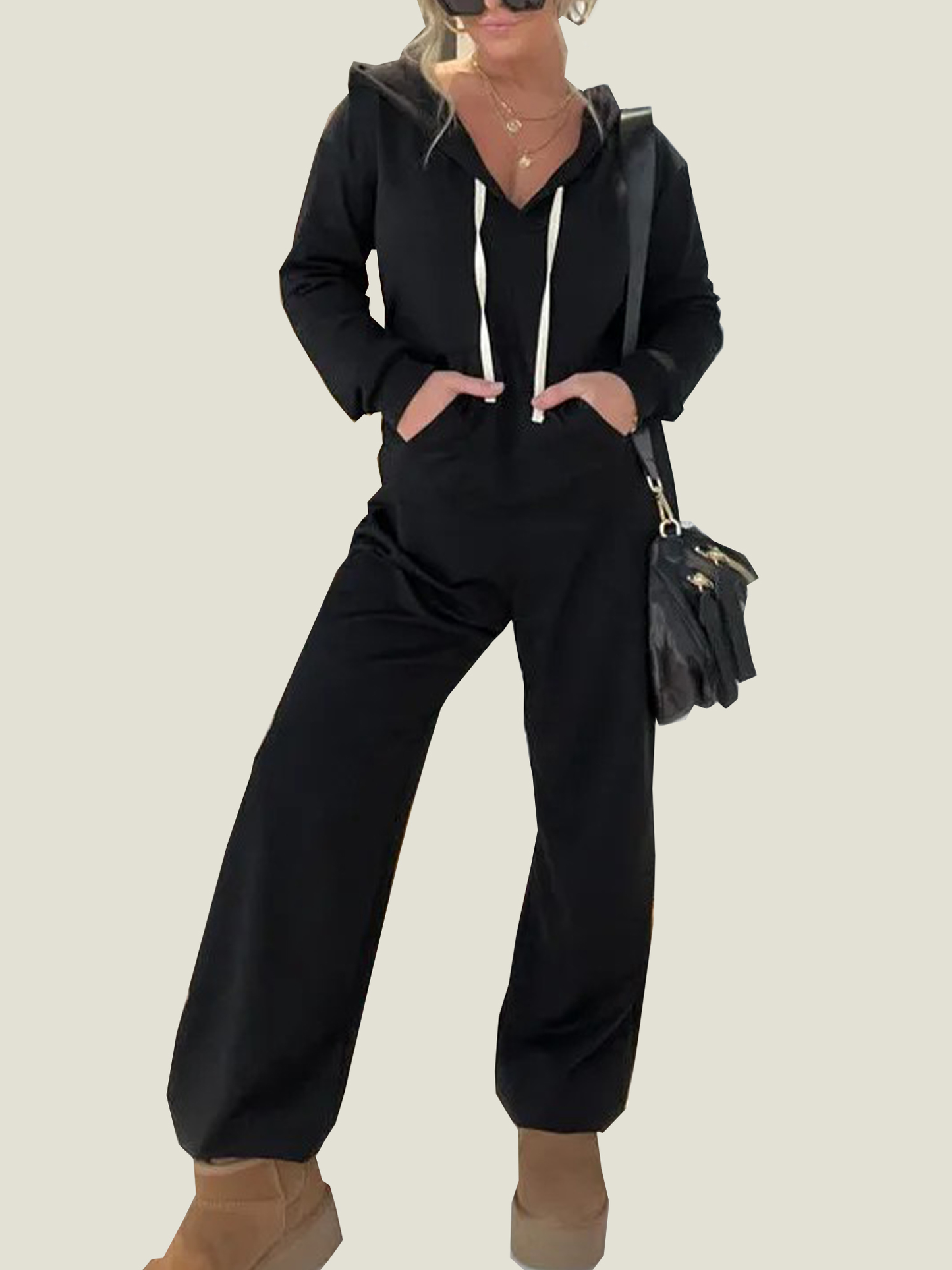 Women's Casual Cozy Days Jumpsuit