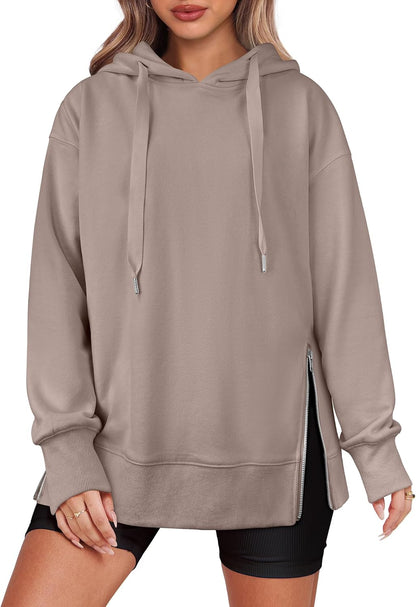 Women's Side Zipper Oversized Hoodies