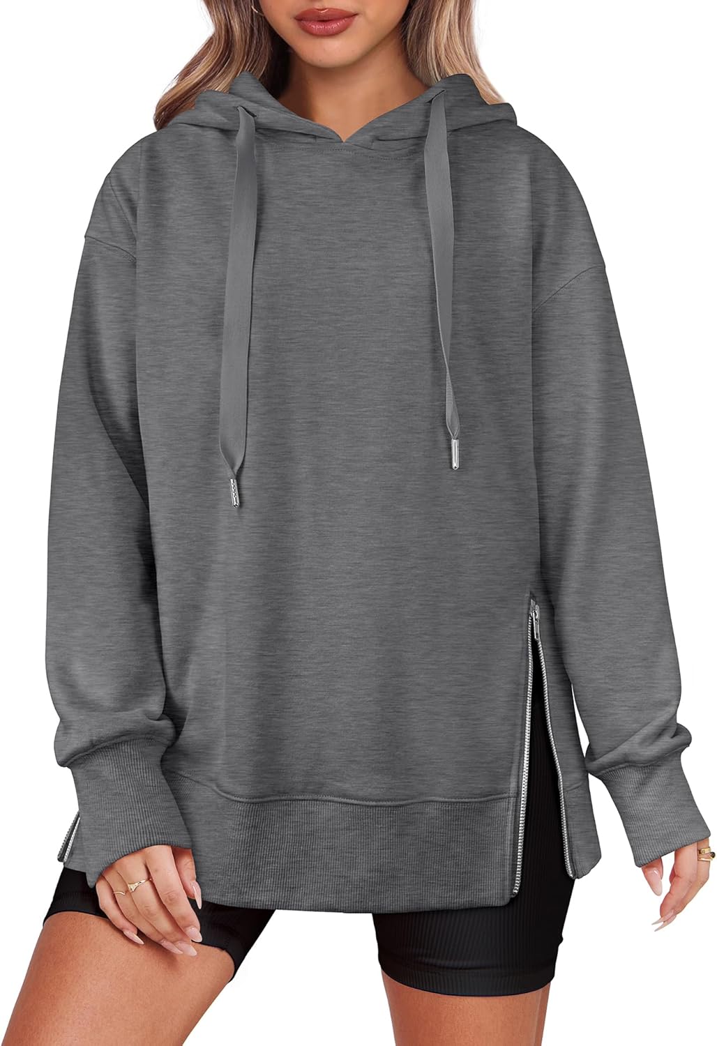 Women's Side Zipper Oversized Hoodies