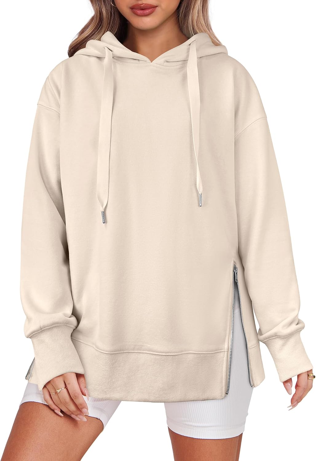 Women's Side Zipper Oversized Hoodies