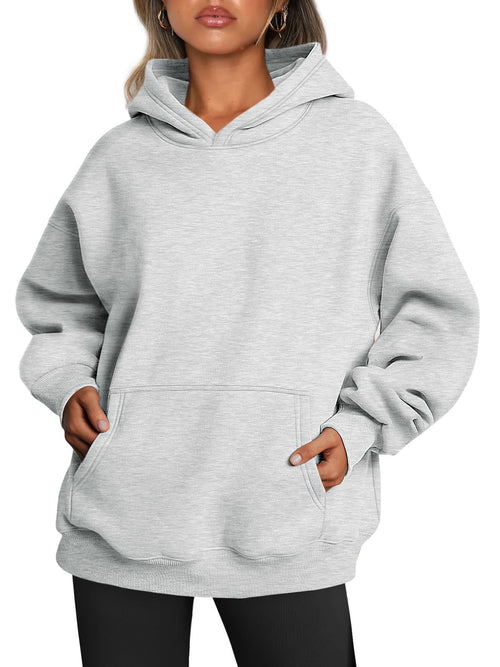 Women's Oversized Fleece Hooded Sweatshirt