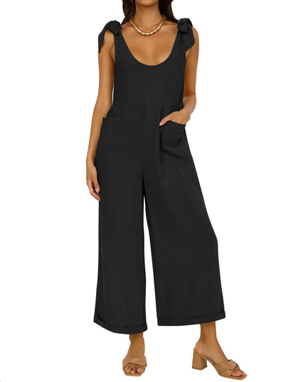 Women's Wide Leg  Jumpsuits with Pockets