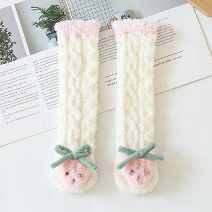 Baby Winter Fluffy Fuzzy Slipper Socks