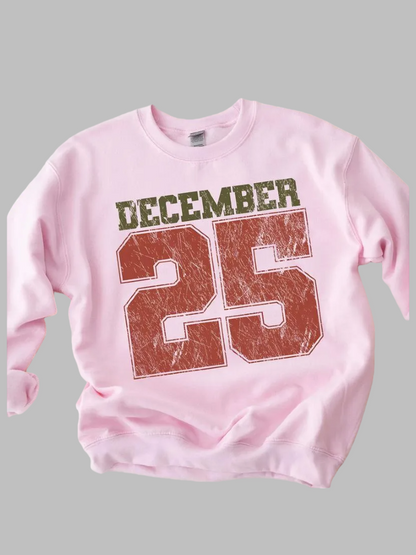 December 25 Retro Christmas Sweatshirt