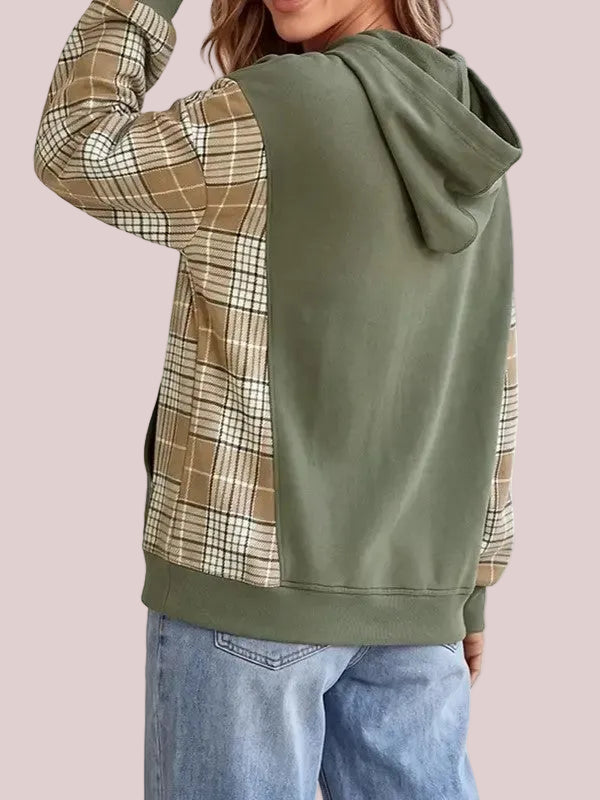 Women's Casual Cotton Loose-Fit Hoodie Sweatshirt