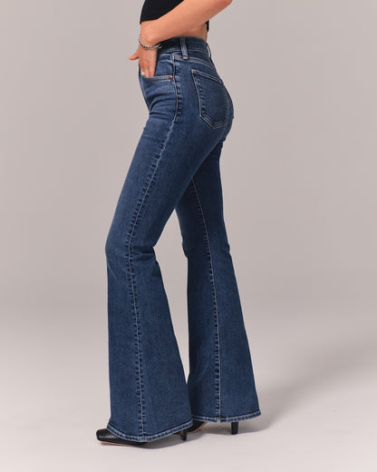 Women's Ultra High Rise Stretch Flare Jeans