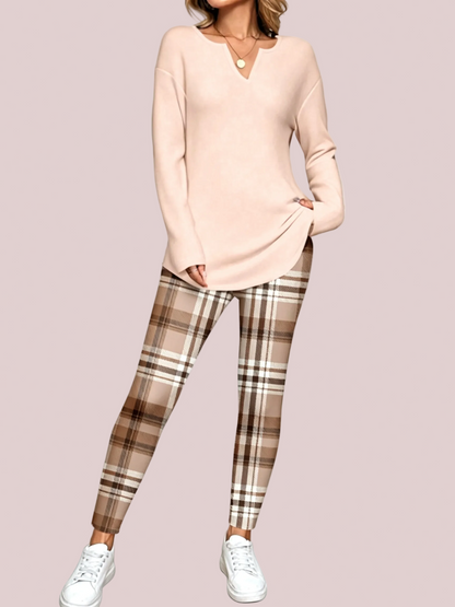 Fall Cozy Casual Matching Two Piece Outfit
