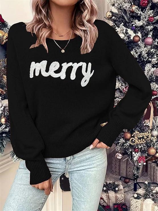 Women's Merry Stitched Pullover Sweater