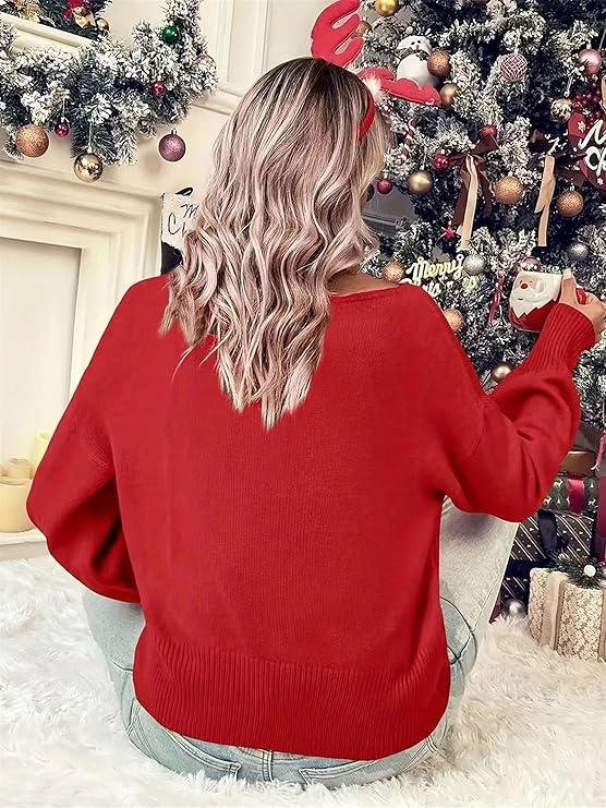 Women's Merry Stitched Pullover Sweater