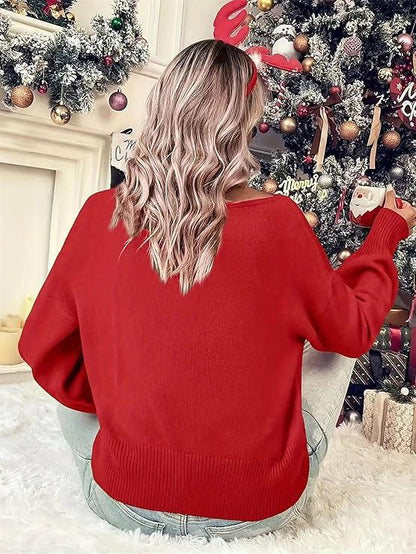 Women's Merry Stitched Pullover Sweater